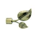 Leaf Curtain Decorative Head Curtain Rod Set